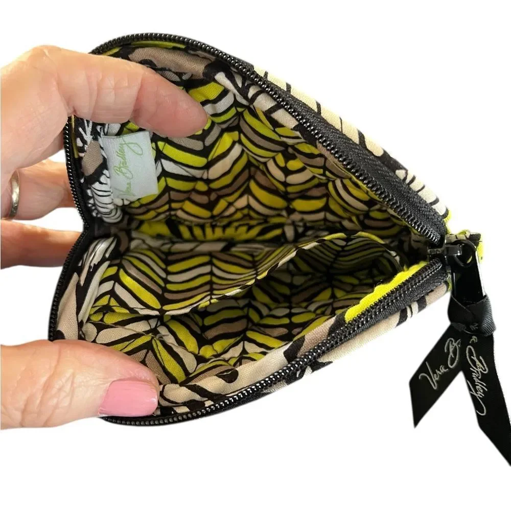 Vera Bradley Divided Pouch - Citron